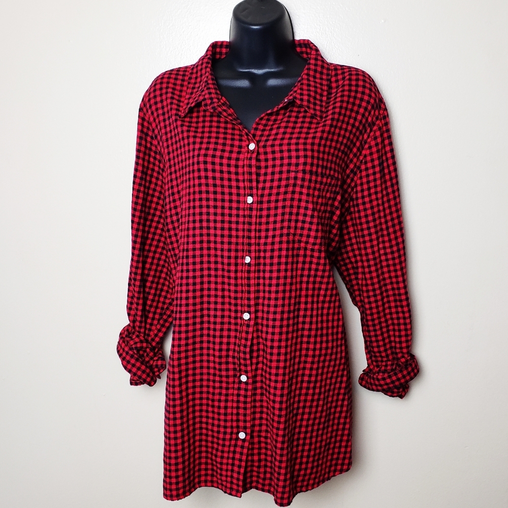 GAP Factory Botfirend Fit Plaid Flannel Shirt XXL